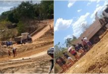 Caminhão perde controle em ladeira e mata mulher em motocicleta no Ceará