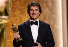 Tom Cruise recebe o primeiro Oscar da carreira