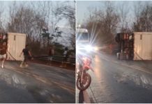 Tianguá CE – Acidente com caminhão bitrem deixa motorista morto na BR-222