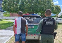 Ipueiras CE – FTA e POG prender homem com mandato de prisão no interior do município