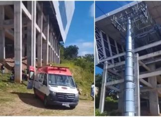 Homem sofre acidente enquanto trabalhava no Teleférico do Horto, em Juazeiro do Norte