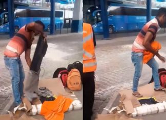 Passageiro quebra televisão nova após ser impedido de levá-la em ônibus na rodoviária de Fortaleza