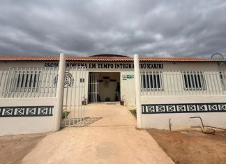 Primeira escola indígena em tempo integral do Cariri é inaugurada em Brejo Santo CE