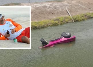 Buggy cai em canal e condutor é encontrado morto em Aracati no Ceará