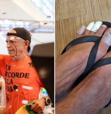 Cearense de 66 anos quer recorde mundial após percorrer 920 km em 168 horas
