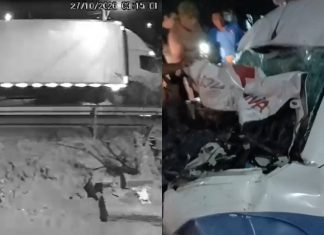 Colisão entre ambulância e caminhão na BR-222 deixa uma pessoa morta em Itapajé CE