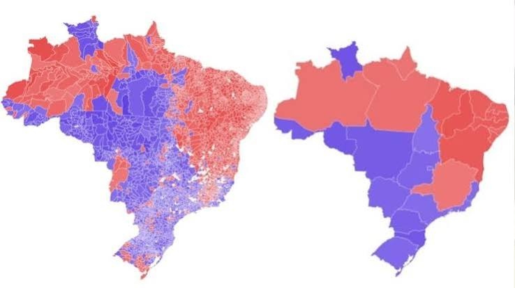 mapa votação